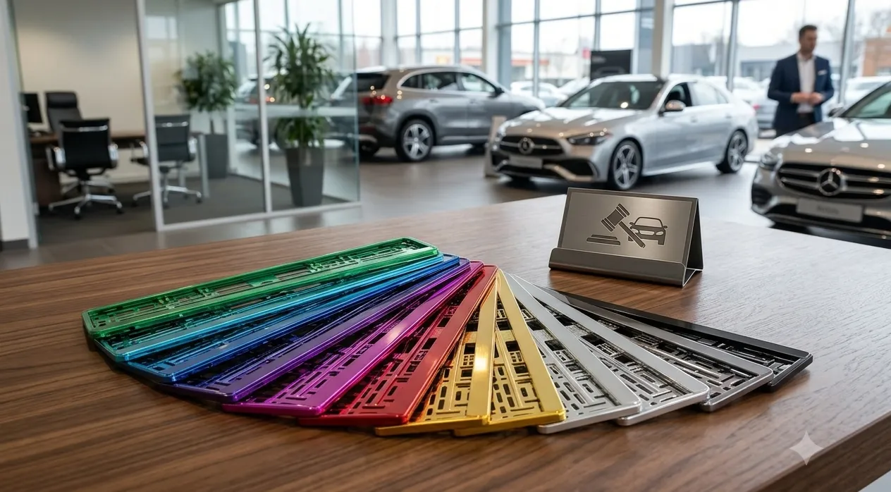Chromierte Halter können den Look eines Wagen aufwerten.